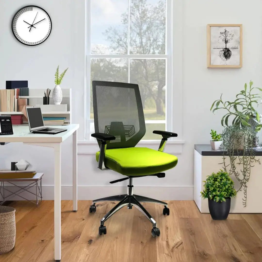 Adjustable Swivel Office Chair with Mesh Backrest