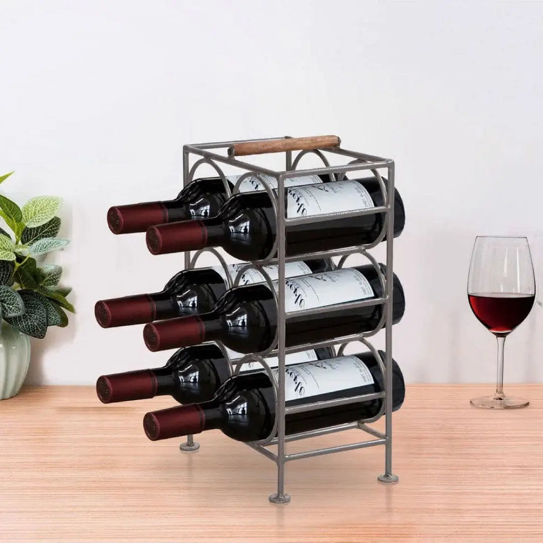 17 Inch Industrial Wine Rack Holder