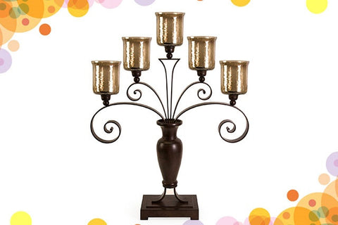 SPIRAL TABLETOP CANDELABRA