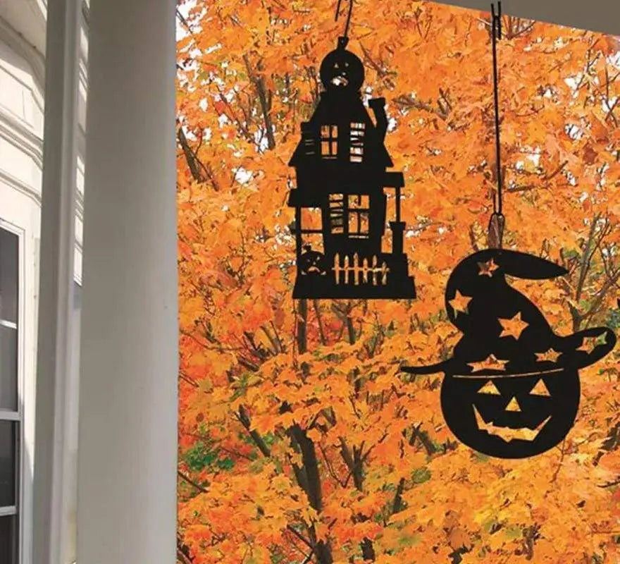 Pumpkin-Hat - Decorative Hanging Silhouette