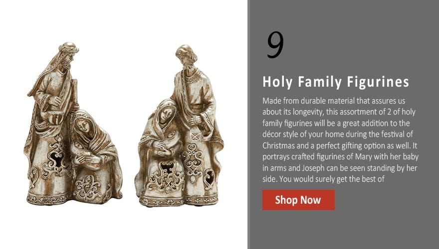 Marvelous 2 Assorted Holy Family Figurines