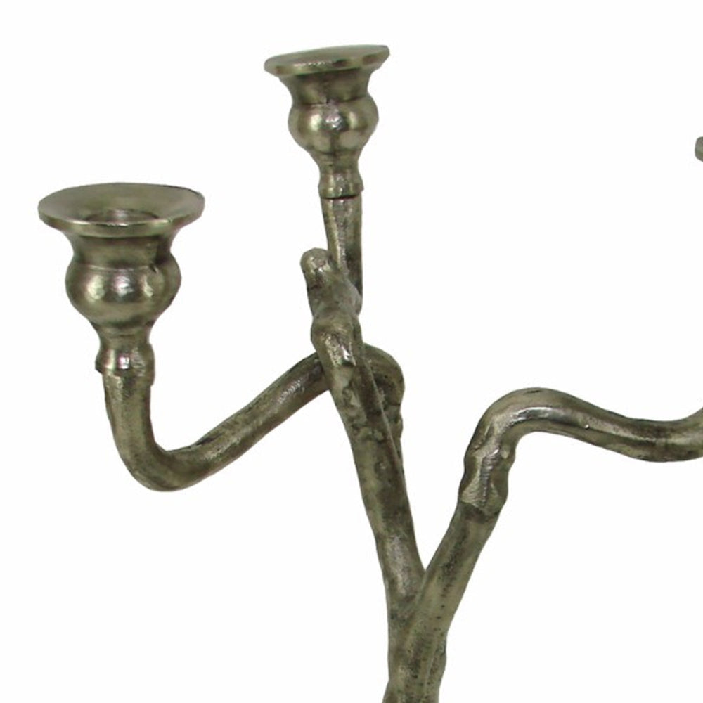 Playfully Eccentric Stavros Aluminum Candle Holder By Casagear Home ABH-35930