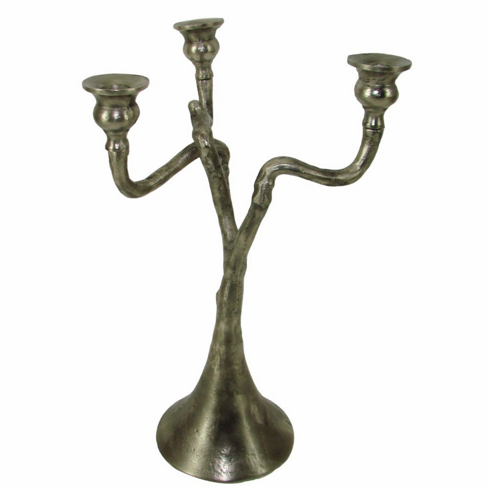 Playfully Eccentric Stavros Aluminum Candle Holder By Casagear Home ABH-35930