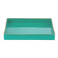 Mimosa Square Tray With Cutout Handles Green By Casagear Home ABH-42541