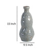 Polished Ceramic Vase Gray By Casagear Home ABH-69423