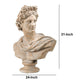 Antiquely Composed Placidia Bust Statue By Casagear Home ABH-74715