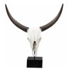 Wild & Beautiful Cow Skull Resin By Casagear Home ABH-75718