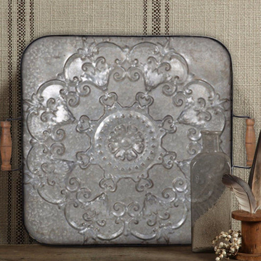 Classic Fashioned Ravello Tray Square By Casagear Home ABH-AV42508