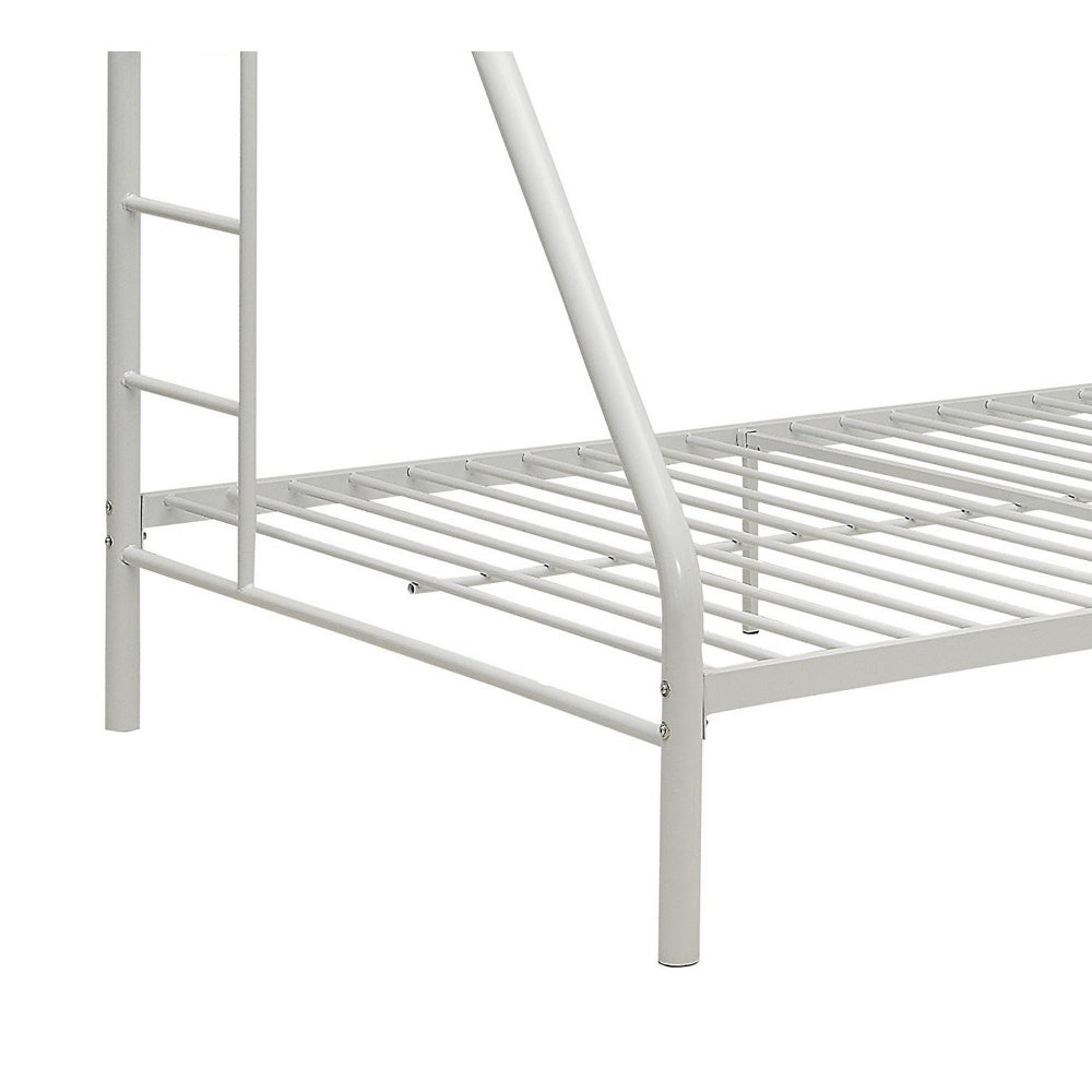 Tritan Twin XL/Queen Bunk Bed White By Casagear Home AMF-02052WH