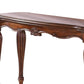 Wooden Sofa Table with Carved Details Cherry Brown AMF-10292