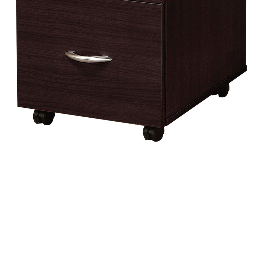 Marlow File Cabinet With 3 Drawers Espresso Brown AMF-12106