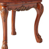 Wooden End Table In Traditional Style Cherry Oak Brown AMF-12166