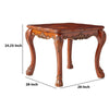 Wooden End Table In Traditional Style Cherry Oak Brown AMF-12166