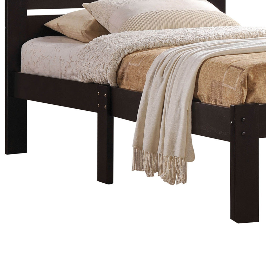 Kenney Elegant Queen Bed Espresso AMF-21080Q