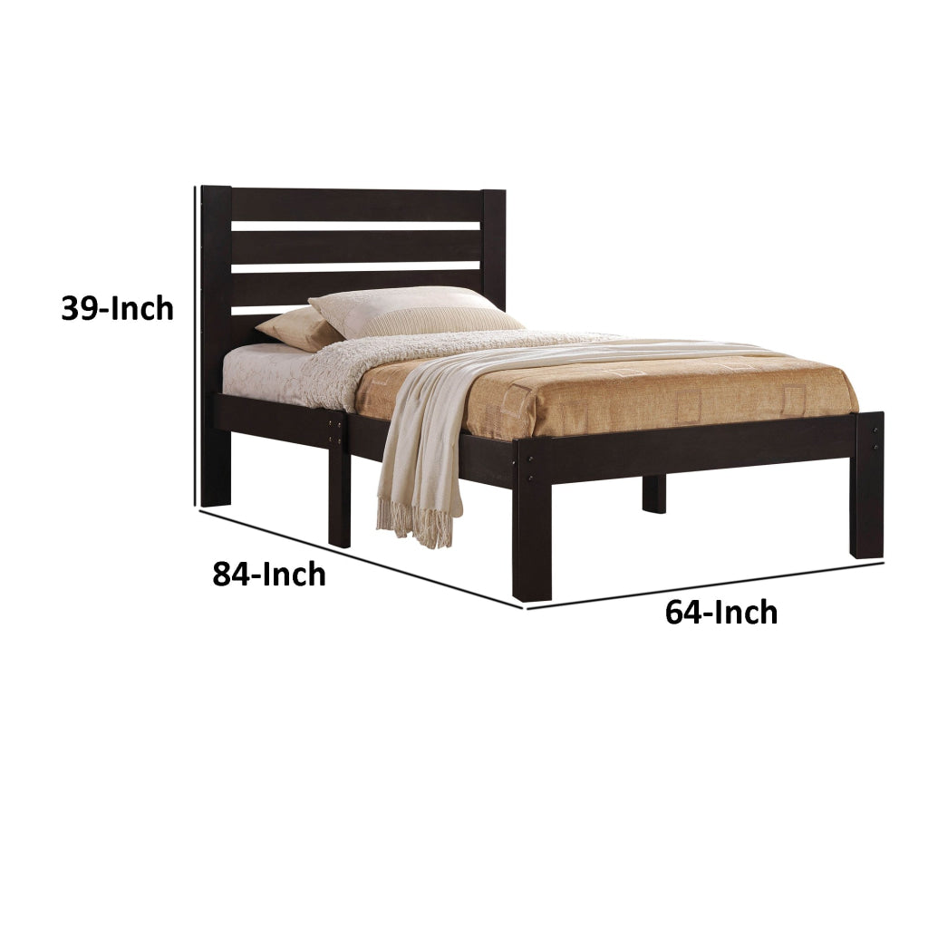 Kenney Elegant Queen Bed Espresso AMF-21080Q