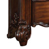 Traditional Style Wooden Nightstand with Two Drawers Cherry Brown AMF-22003