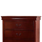 Five Drawers Traditional Style Wooden Chest Cherry AMF-23756