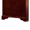 Five Drawers Traditional Style Wooden Chest Cherry AMF-23756