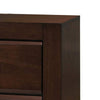 Wooden Two Drawer Nightstand In Walnut Finish AMF-25793