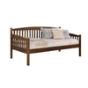 Elegant Wooden Daybed Antique Oak Brown By Casagear Home AMF-39090