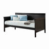 Sturdy Wooden Daybed Black By Casagear Home AMF-39095