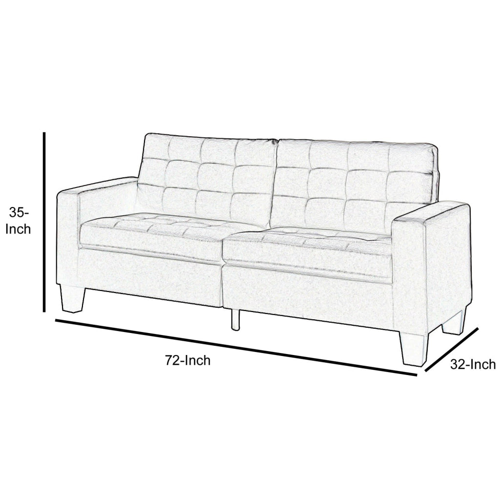 Dashing Sofa In Gray Linen Fabric AMF-52770