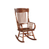 11 Inch Seat Height Wood Kids Rocking Chair, Spindle Accents, Tobacco Brown-ACME