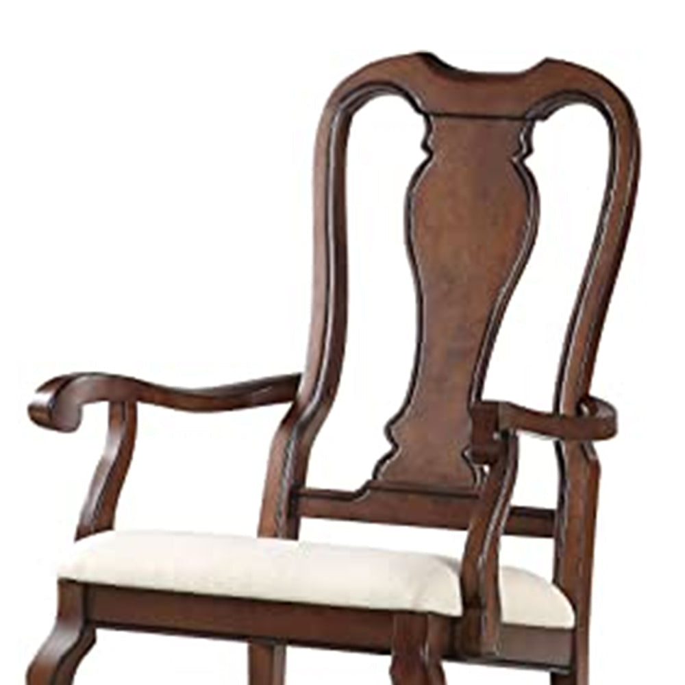 Sheim Rocking Chair Cream and Brown AMF-59382