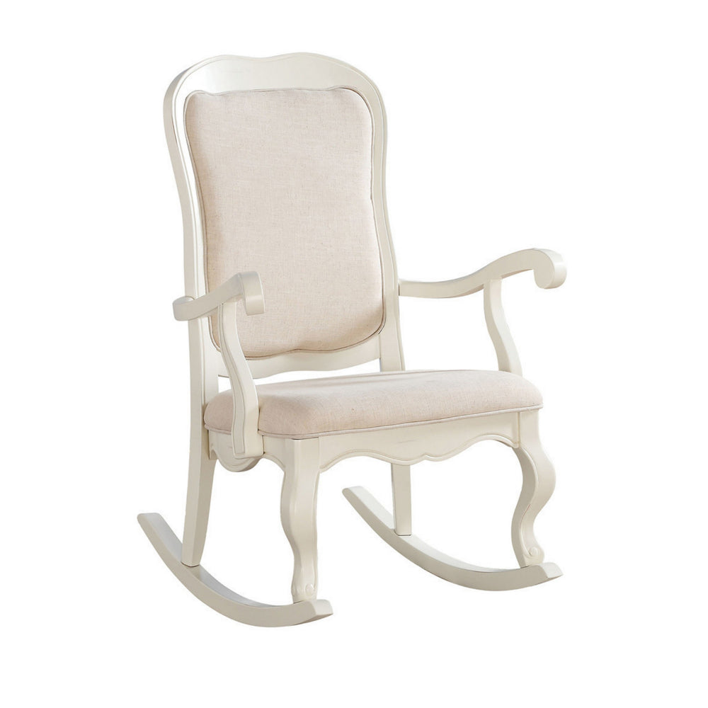 Sharan Rocking Chair White AMF-59388