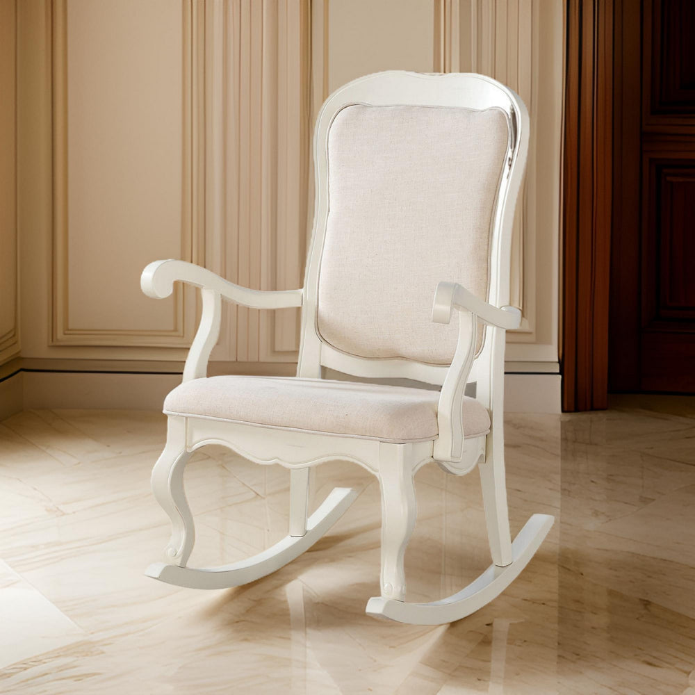 Sharan Rocking Chair, White