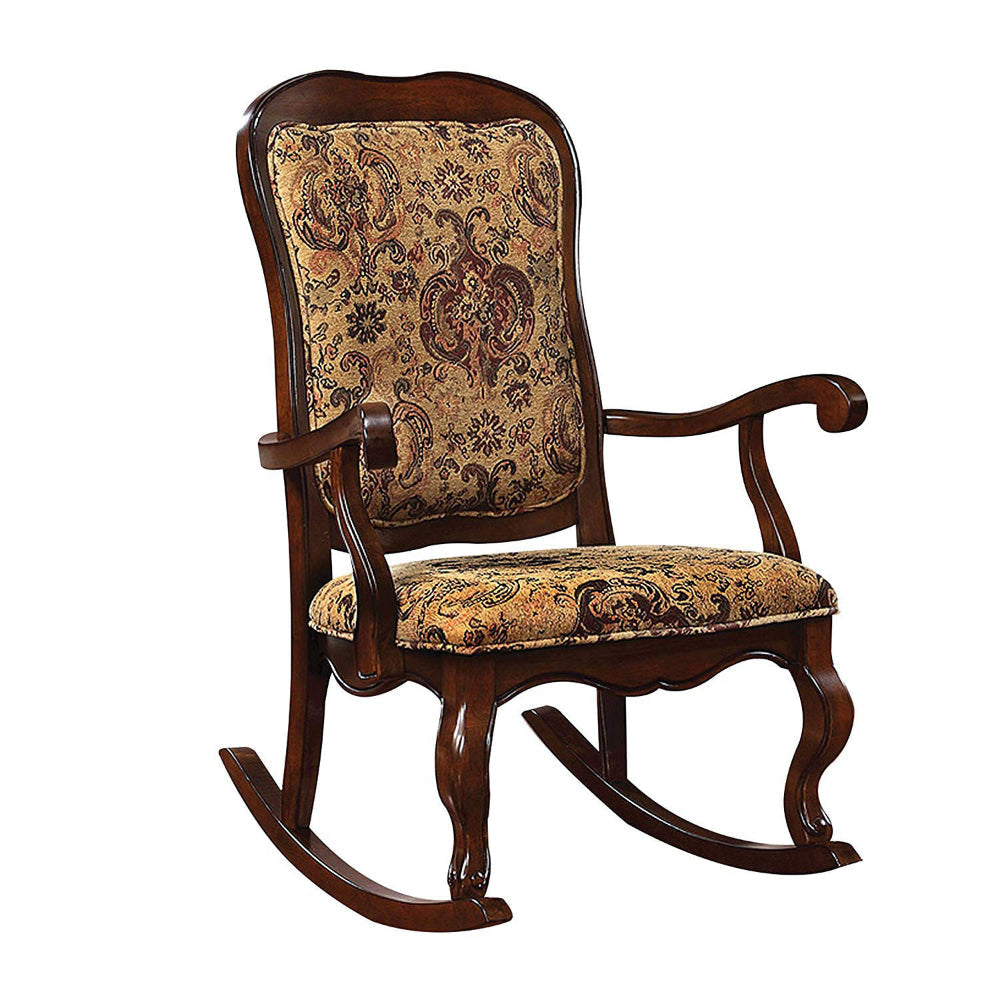 Sharan Rocking Chair, Cherry Brown