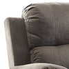 Contemporary Style Upholstered Recliner with Cushioned Armrests Charcoal Gray AMF-59525