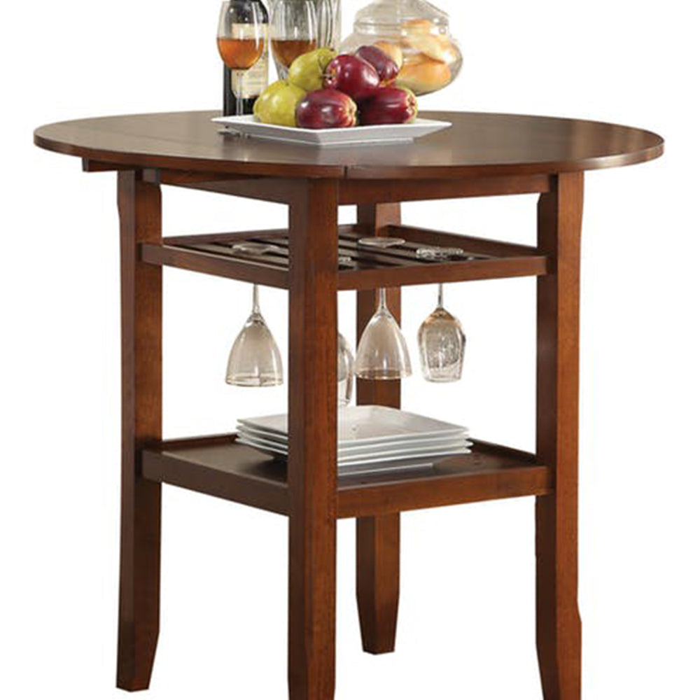 Smart Looking Counter Height Table, Cherry