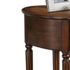 Alluring Side Table Dark Oak Brown AMF-80506