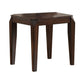 22.5’ Wood End Table with Beveled Tapered Legs Brown - 80662 AMF-80662