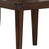 22.5’ Wood End Table with Beveled Tapered Legs Brown - 80662 AMF-80662