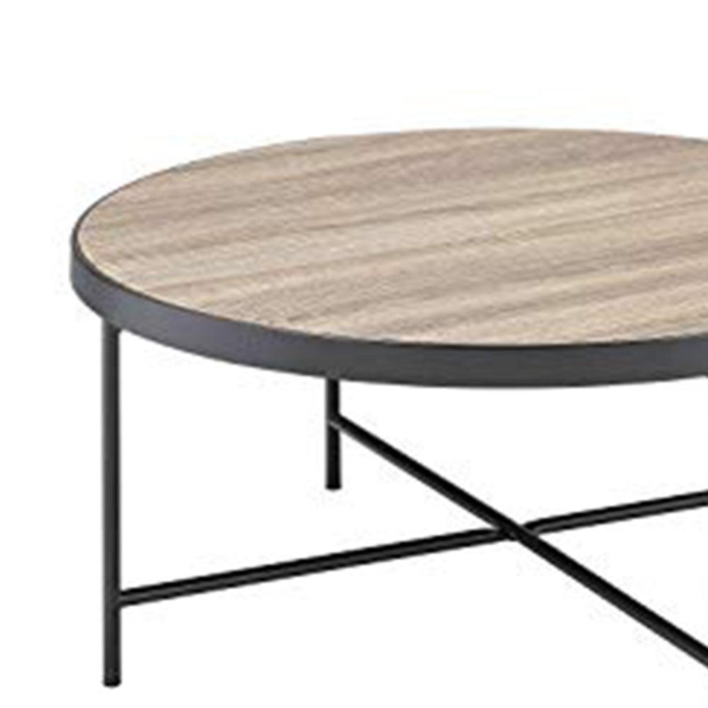 Charming Coffee Table Weathered Oak Brown AMF-81735