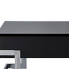 Wooden Coffee Table With Lift Top Storage Space Black AMF-81855