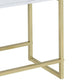 Astonishing Side Table White & Gold By ACME AMF-82298