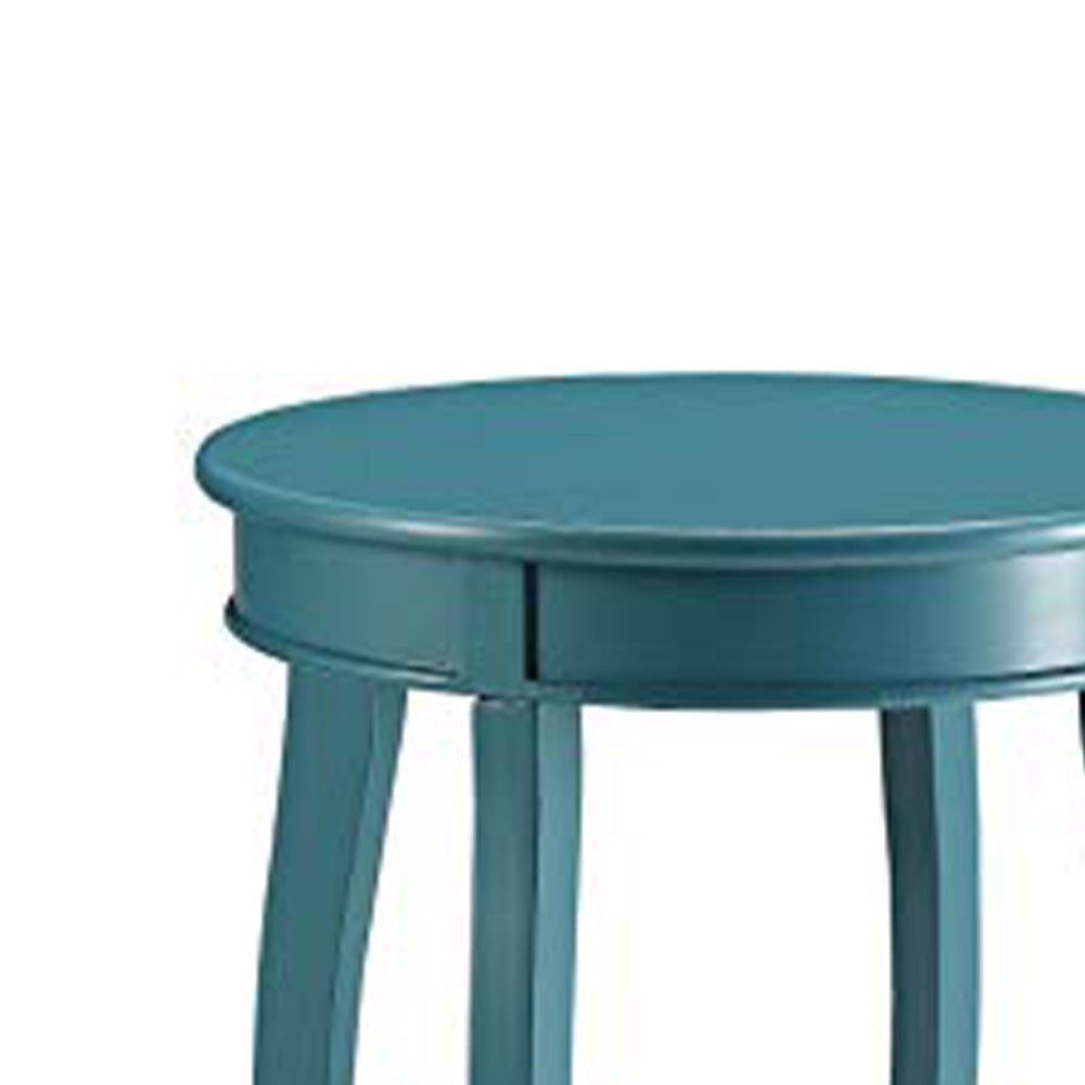 Affiable Side Table Teal Blue By ACME AMF-82790