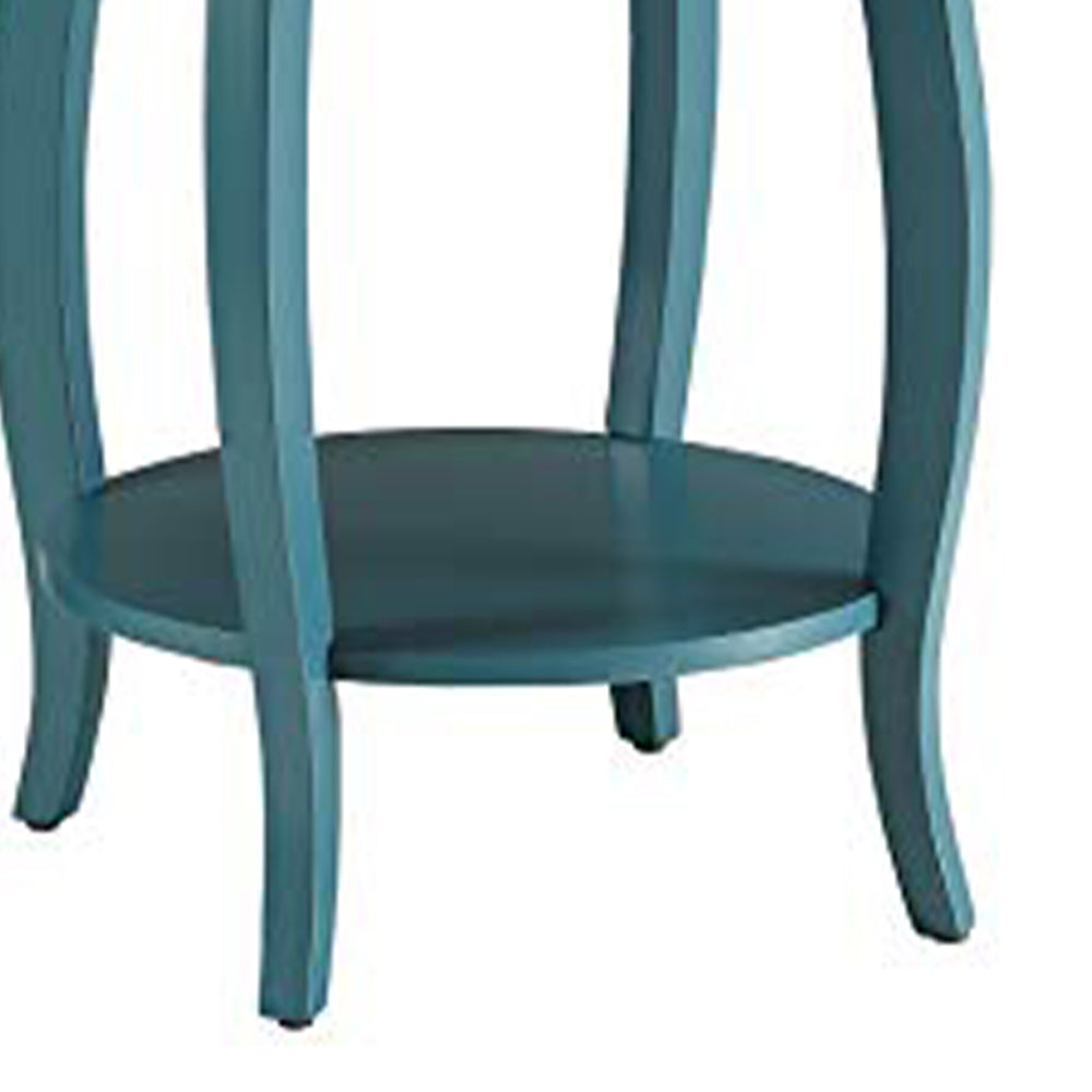 Affiable Side Table Teal Blue By ACME AMF-82790