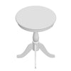 Astonishing Side Table With Round Top White By ACME AMF-82804