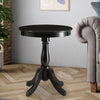 Astonishing Side Table With Round Top, Black