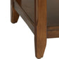 Smart Looking Side Table Walnut Brown AMF-82836