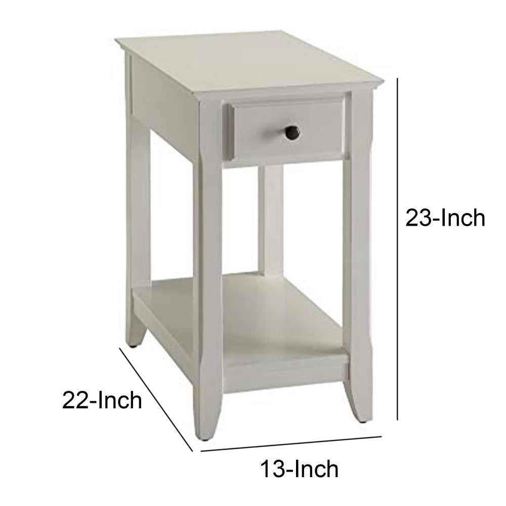 Affiable Side Table White AMF-82842