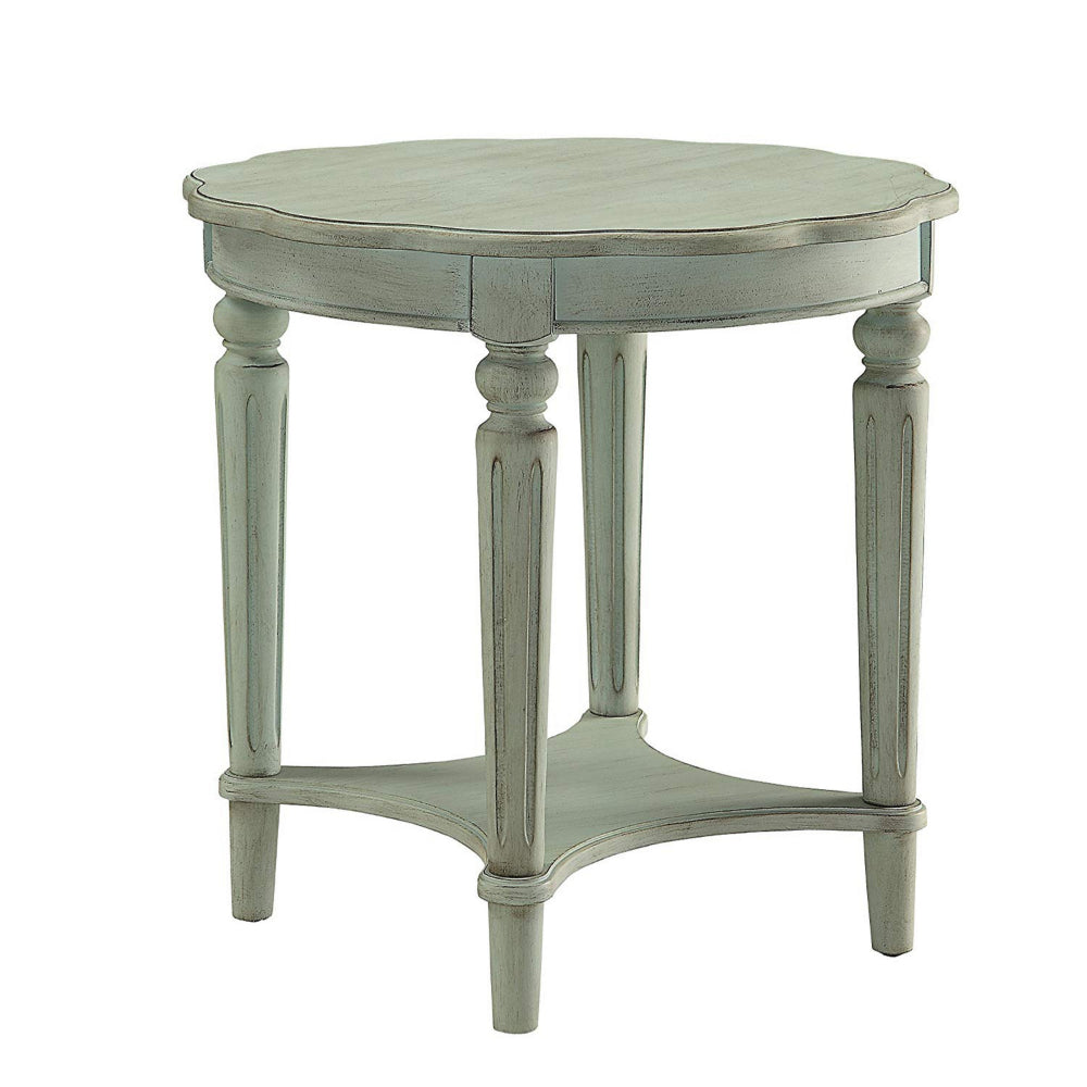 Fordon End Table Antiqued Green AMF-82912