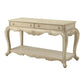 30’’ 2-Drawer Console Table with Bottom Shelf Antique White AMF-86023