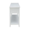 Flavius Console Table with 2 Drawers White AMF-90262