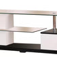 Affable TV Stand White & Black By Casagear Home AMF-91140