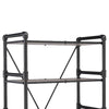 Industrial Looking Bookshelf Rustic Oak & Black By Casagear Home AMF-92220